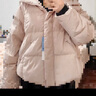 森马（Semir）轻松羽绒|羽绒服女宽松连帽面包服冬防泼水防风外套101724113045 实拍图