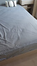 洁丽雅100%纯棉床笠单件全包全棉床罩抗菌A类床垫保护套床单床垫套 浅灰【抗菌+A类纯棉】 180*200cm床笠【适5-25cm床垫】 实拍图