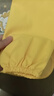 长袖罩衣口水巾宝宝吃饭罩衣围兜防水防脏饭兜反穿衣 狮子黄色 110(建议2-4岁) 实拍图