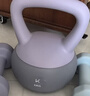 Keep软胶壶铃【4-12kg】家用健身提壶哑铃男士女士练手臂练臀紫色/6KG 实拍图
