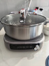 九阳（Joyoung）0涂层IH秒涮电火锅火锅专用锅电锅家用4-8人分体式可拆洗多功能电蒸锅不锈钢电煮锅6L火锅锅GN12 实拍图