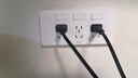 正泰（CHNT）86型扩展插座暗装厨房多孔转换器多功能多孔无线轨道插座 白色 实拍图