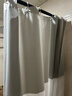 韩娜（Hanna）浴帘布浴室隔断帘洗澡帘免打孔套装卫生间窗帘门帘淋浴防水防霉 新款吊灯（保暖防水-防霉不透） 单帘180宽*200高+挂环（不含杆） 实拍图