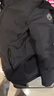 京东京造羽绒服男鸭绒加厚防寒工装面包服短款冬季外套衣服 黑色 XL 实拍图