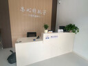 简约现代服装店收银台公司前台接待台咖啡店吧台奶茶店小型柜台桌 全奶油色【左高】右高可备注 100x60x100cm 实拍图
