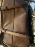 裘真新年礼物 植鞣头层羊皮悠悠保龄球包女复古休闲大容量手提单肩包 咖啡色肩带款-羊皮 晒单实拍图