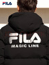 FILA 斐乐官方情侣羽绒服2025年冬时尚休闲连帽上衣男女同款保暖外套 实拍图