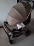 奔昂 婴儿推车可坐可躺轻便避震宝宝折叠婴儿车双向BB童车手推车 升级深卡其+一键单手收+可坐躺+双向推行+四轮高配 实拍图