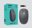 罗技（Logitech）M196 无线蓝牙鼠标 办公鼠标 笔记本商务办公家用 小巧便携 对称手型 石墨灰 实拍图