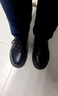 孚尼奴皮鞋男黑色春夏商务正装休闲小皮鞋上班男鞋子年轻人英伦风 简约黑 43 实拍图