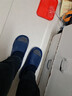 回力静音男士室内户外穿厚底防滑速干洗澡凉拖鞋HL3A23深蓝42-43码 实拍图