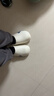 洁丽雅防水棉拖鞋男士秋冬季家居室内防滑防臭保暖踩屎感全包跟棉鞋女款 白蓝 42-43 【适合41-42码】 实拍图