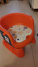 日康（rikang）宝宝餐椅 叫叫椅婴儿学坐椅多功能儿童吃饭餐桌 RK-X2009-2 橙色 实拍图