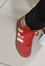 adidas「T头鞋」VL COURT复古休闲板鞋德训鞋男女阿迪达斯轻运动 浅猩红/暖香草色/黄色   35.5 实拍图
