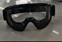者也 （京仓急速达）全密封护目镜防护眼镜防尘骑行眼镜可带近视镜 黑色防雾 实拍图