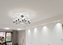 欧普照明全光谱客厅吊灯2025年新款轻奢水晶灯主灯简约现代大气灯组合全屋 10头-三色变光/包安装 实拍图