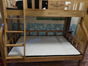 榕匠 橡胶木上下床纯实木双层床高低床男孩女孩上下铺儿童床子母床 爬梯款+5CM椰棕床垫*2 1350mm*2000mm【升级加厚】 实拍图