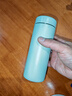 米家 保温杯 316不锈钢水杯 男女士杯子 大容量茶杯便携 350ml绿色 实拍图