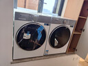 小天鹅（LittleSwan）小乌梅3.0奶油白 洗烘套装 10KG滚筒洗衣机全自动+变频热泵烘干机 蒸汽护理 VE40W+VE40W 国家补贴 实拍图