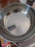 【不锈钢】和面盆厨房烘焙家用火锅盆洗菜打蛋汤锅盆醒面盆料理盆 32cm【热卖款】不锈钢 和面盆 实拍图