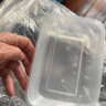特美居（temeiju）一次性饭盒长方形透明塑料快餐盒加厚带盖打包盒餐具50套装500型 实拍图
