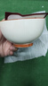 奶油风茶卡家用高颜值饭碗菜盘高温陶瓷碗盘餐具套装 茶卡 1个4.5英寸碗 实拍图