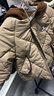 玛米玛卡（MOMOCO）儿童棉服外套冬季保暖连帽棉衣棉袄韩版休闲外套 咖色 105 实拍图