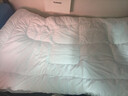 富安娜 舒暖 纤维被子冬季被芯 双人冬厚被 约6.3斤 203*229cm 白色 实拍图