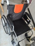 鱼跃 (yuwell)手动轮椅车H062折叠老人轻便免充气铝合金旅行手推代步 实拍图