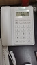 飞利浦（PHILIPS）有绳电话机座机 固定电话 办公家用 双接口 免电池 免提通话 一键拨号 黑名单 CORD022 白色 实拍图