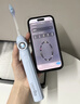 usmile笑容加电动牙刷Y30 智能AI算法 语音骨传导 大摆幅缓震不打牙 成人男女情侣生日礼物 Y30浅海蓝-共2刷头 实拍图