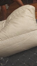 鸭鸭（YAYA）孙颖莎同款羽绒服男女2025冬季新款中长款泡芙防寒加厚保暖外套HY 月光白色-YE5B000706A S /165 实拍图