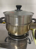 美厨（MAXCOOK）汤锅蒸锅 304不锈钢二层汤煲双层汤蒸锅蒸屉蒸格炖锅22cm MCT8763 实拍图