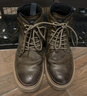 骆驼牌 马丁靴休闲工装靴英伦风男鞋 P14W342602R  棕色（加绒款）41 实拍图