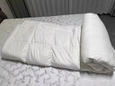IZEIZIG双层羽绒床垫五星级酒店超软垫加厚白鹅绒双重垫被褥子家用床褥子 白色 120x200cm 实拍图