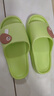 居家凉拖女小蘑菇凉拖鞋女家居拖鞋男居家鞋外穿一字拖沙滩鞋凉拖 绿色 36-37 实拍图