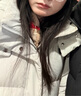 京东京造羽绒服女90鸭绒泡芙春秋2030新款女女士外套 中长款纯净灰L 实拍图