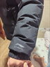 李宁火锅羽绒服男女同款保暖宽松立领鸭绒短款防风面包服外套上衣 黑色 XL 实拍图