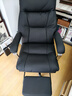 顾全电脑椅人体工学椅真皮办公椅可躺久坐舒适老板椅C570金黑皮 实拍图