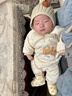 十月结晶新生儿脚套秋冬加棉婴儿软底鞋子男女宝宝护脚套0-6个月 温柔草莓 实拍图