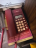 飞利浦(PHILIPS）电话机座机 固定电话 办公家用 免提通话 免电池 来电显示CORD040 红色  实拍图