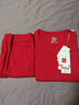 浪莎大红纯棉秋衣秋裤套装男骐骥红马年本命年保暖内衣大码 实拍图