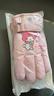 火炬人儿童手套防寒8岁到12岁加绒加厚卡通女童中大童滑雪保暖手套C3225 实拍图