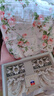 富安娜床上四件套纯棉100%全棉床单四件套双人加大被套枕套汐颜1米8床粉家居馆 实拍图