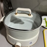 美的（Midea）电煮锅 电火锅 电炒锅 电蒸锅 分体式可拆洗电热锅 家用多功能锅 四季小嗨锅 HGC232301W 配蒸片 实拍图