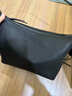 裘真新年礼物【明星推荐】经典hobo包植鞣牛皮腋下通勤休闲饺子女包 黑色-小号 小包/大包 实拍图