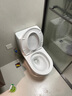 箭牌（ARROW）卫浴大冲力喷射虹吸式防臭节水马桶家用缓降盖板连体抽水坐便器 【T50】易洁无棱大管径12634 305/300mm 实拍图