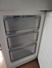 美的（Midea）182L双开门两门小户型家用客厅租房宿舍冰箱可冷藏冷冻双温小巧不占地低音运行BCD-182M 实拍图