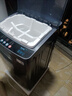 志高（CHIGO）全自动洗衣机 波轮宿舍迷你小型家用 洗烘一体 智能洗脱一体机 大容量 风干 【15Kg大容量-蓝光洗护-强动力电机】 实拍图