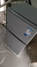 美的（Midea）112L两门小冰箱灰色双温小冰箱迷你家用宿舍租房灵活摆放节能低音深冷速冻 BCD-112CM 实拍图